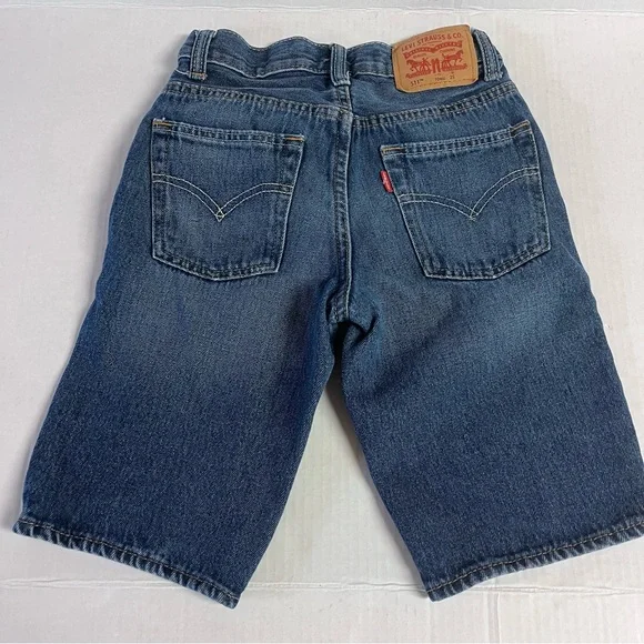 Levi’s Lot of 3 Shorts Denim and Tan Boys 10 Regular - Picture 3 of 11